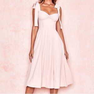 House of CB Pink Midi Dress